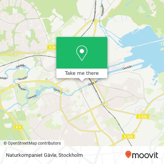 Naturkompaniet Gävle, Drottninggatan 26B SE-803 11 Gävle map