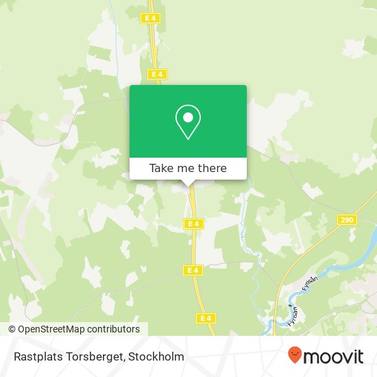 Rastplats Torsberget map