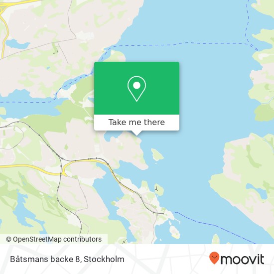 Båtsmans backe 8 map