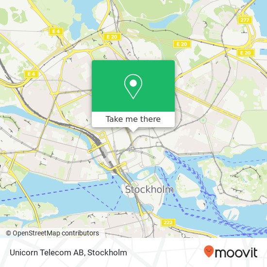 Unicorn Telecom AB map