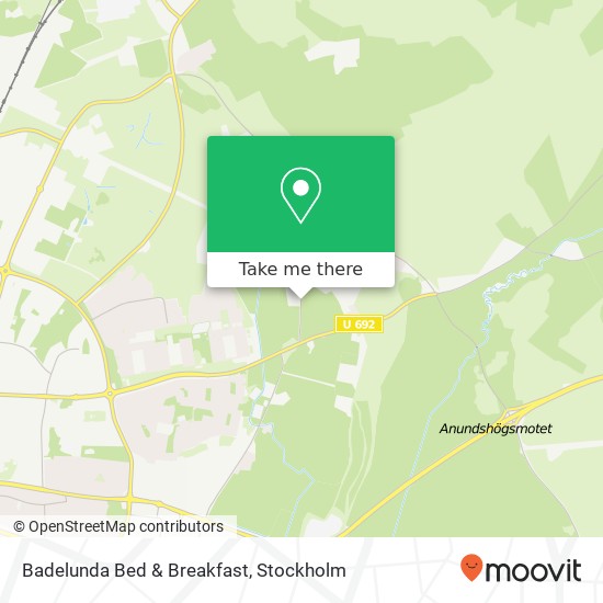 Badelunda Bed & Breakfast map