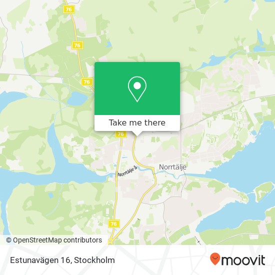 Estunavägen 16 map