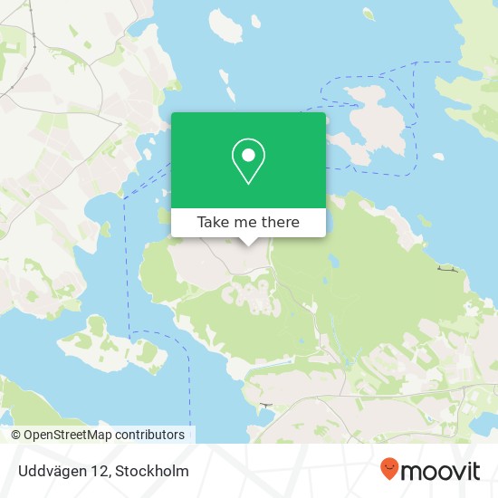 Uddvägen 12 map
