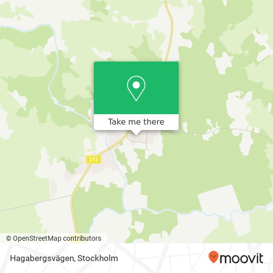 Hagabergsvägen map