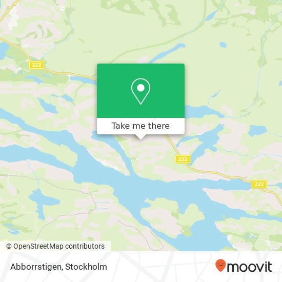 Abborrstigen map