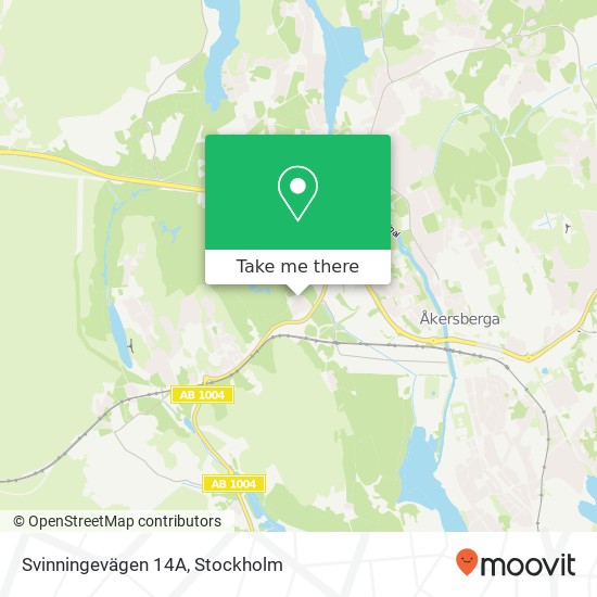 Svinningevägen 14A map