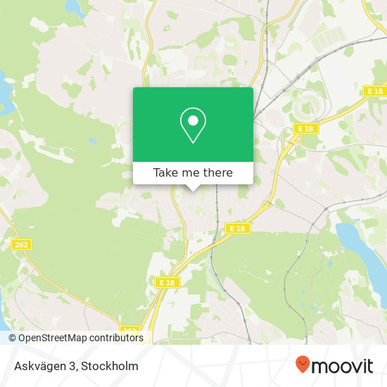 Askvägen 3 map