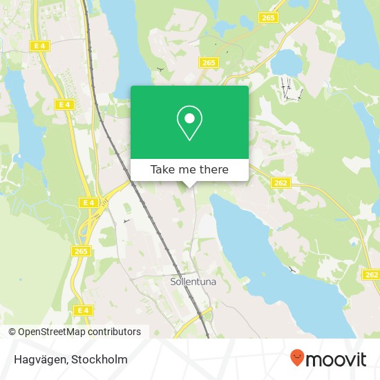 Hagvägen map