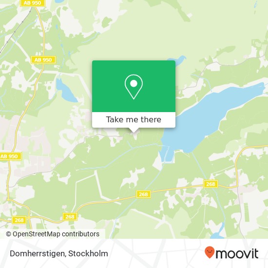 Domherrstigen map