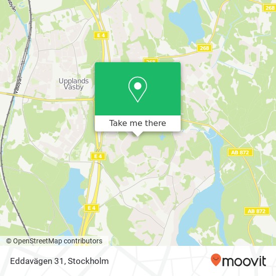 Eddavägen 31 map