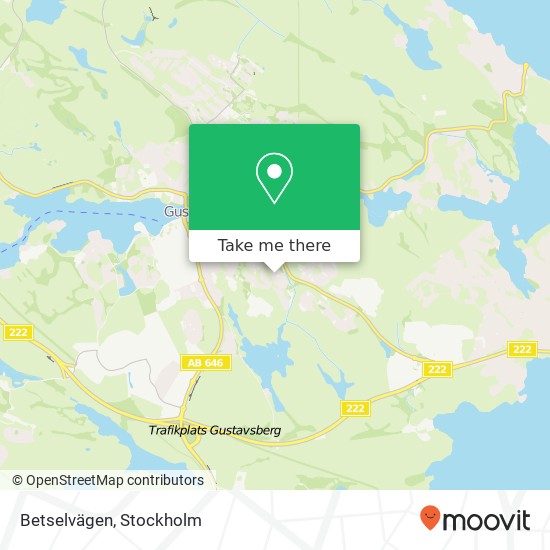 Betselvägen map