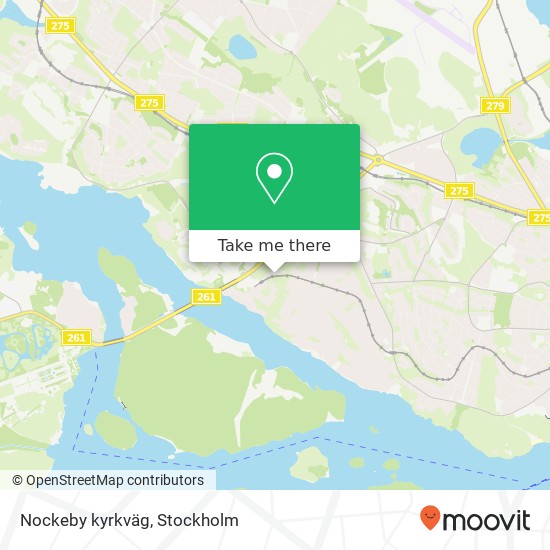Nockeby kyrkväg map