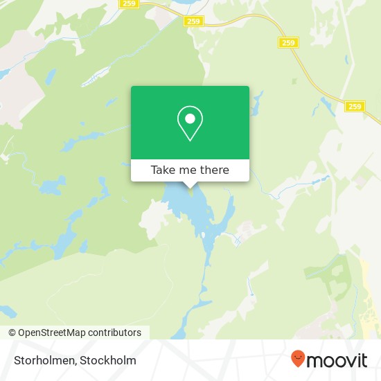 Storholmen map