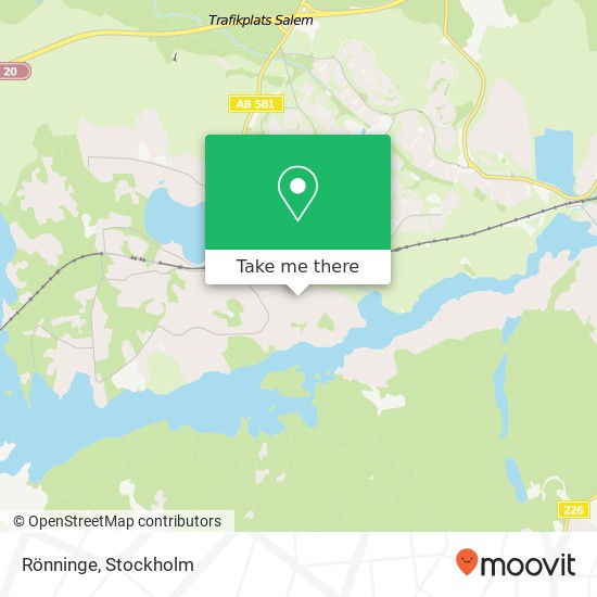 Rönninge map