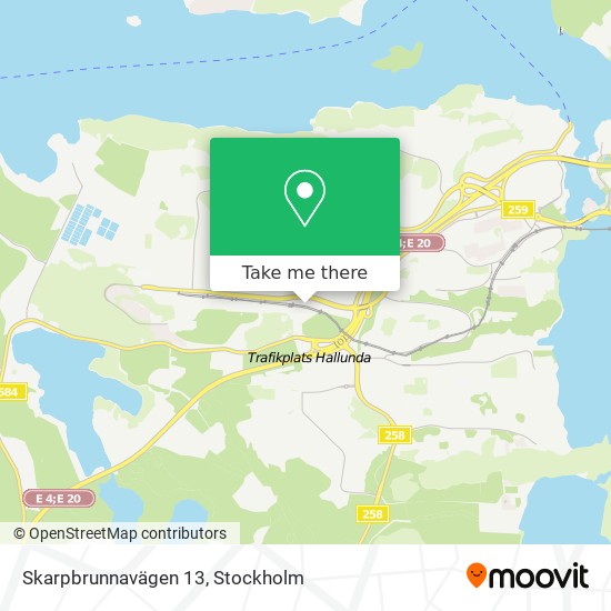 Skarpbrunnavägen 13 map