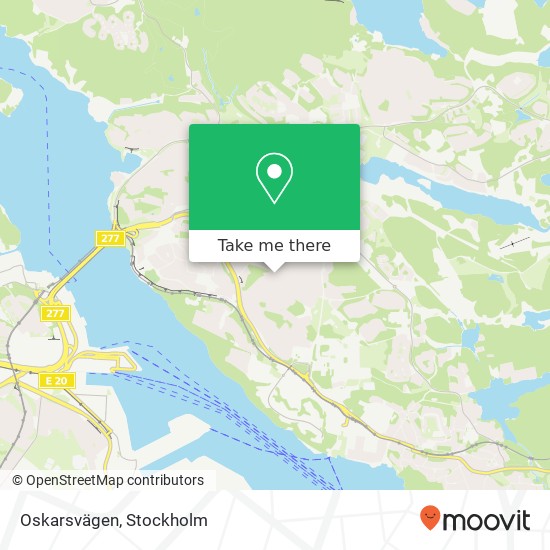 Oskarsvägen map