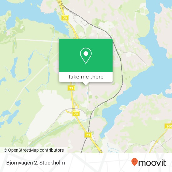 Björnvägen 2 map