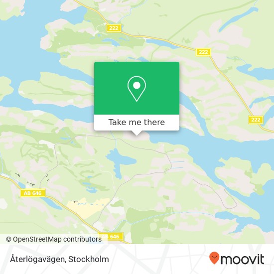 Återlögavägen map