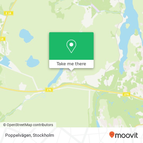 Poppelvägen map