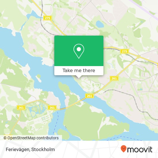 Ferievägen map