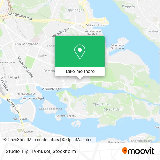 Studio 1 @ TV-huset map