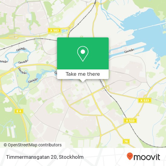 Timmermansgatan 20 map