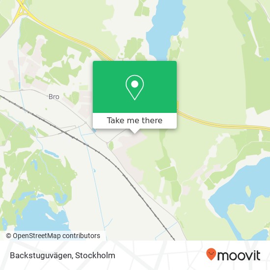 Backstuguvägen map