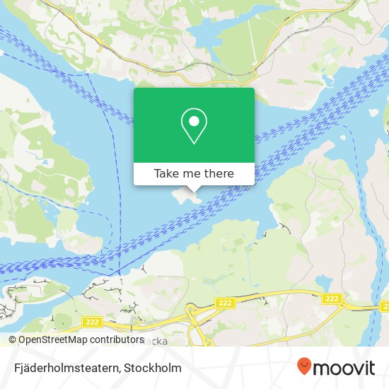 Fjäderholmsteatern map