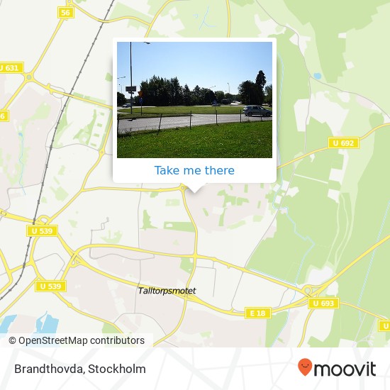 Brandthovda map