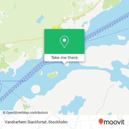 Vandrarhem Siaröfortet map