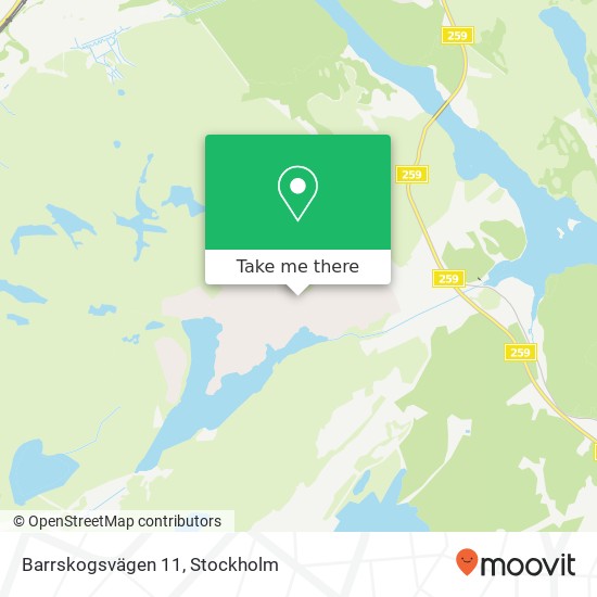 Barrskogsvägen 11 map