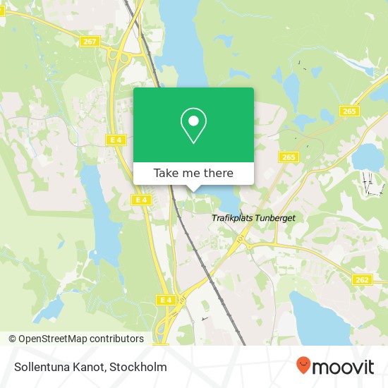 Sollentuna Kanot map