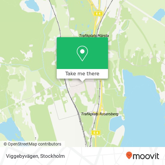 Viggebyvägen map