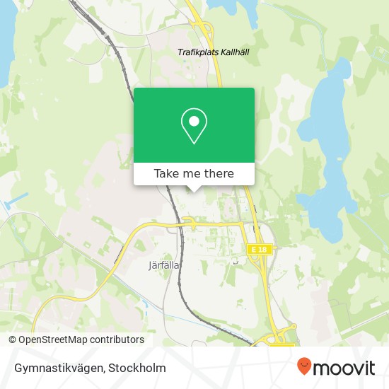 Gymnastikvägen map