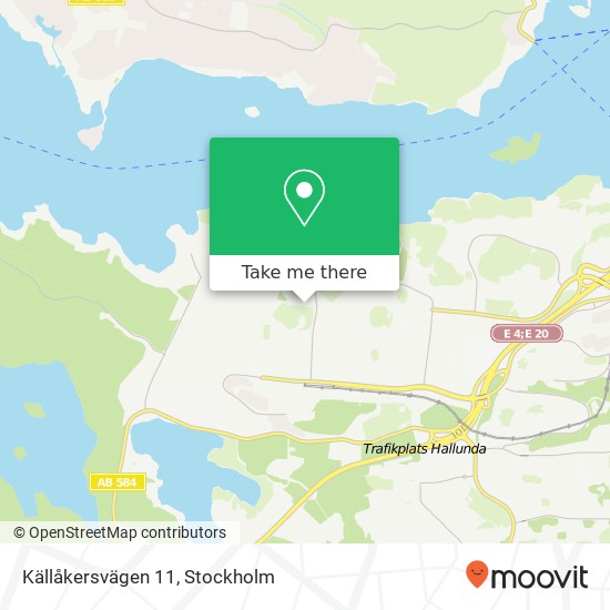 Källåkersvägen 11 map