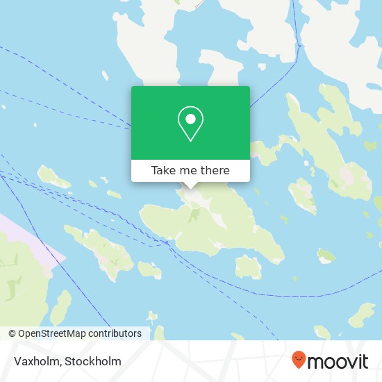 Vaxholm map