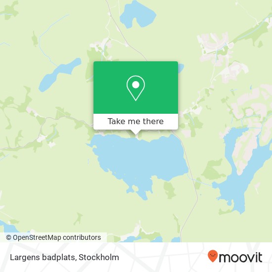 Largens badplats map