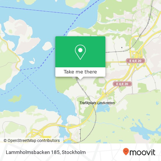 Lammholmsbacken 185 map