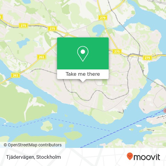 Tjädervägen map