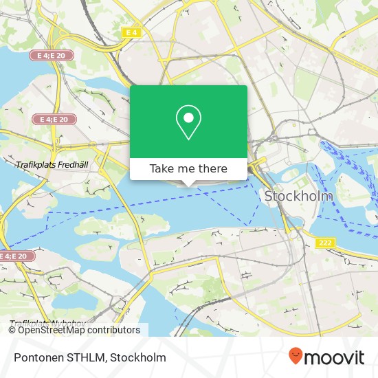 Pontonen STHLM map