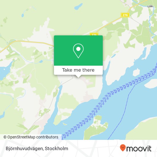 Björnhuvudvägen map