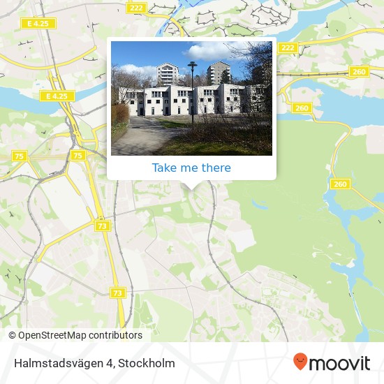 Halmstadsvägen 4 map