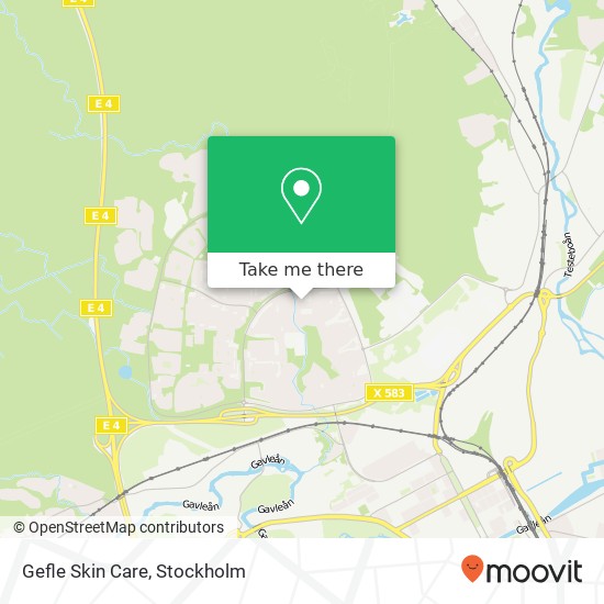 Gefle Skin Care map