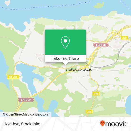 Kyrkbyn map