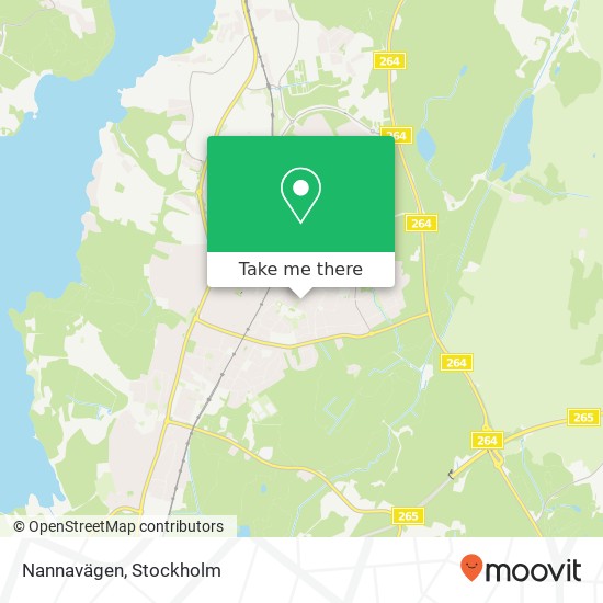 Nannavägen map