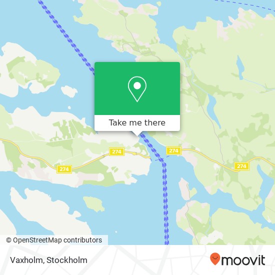 Vaxholm map