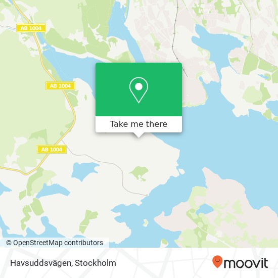 Havsuddsvägen map