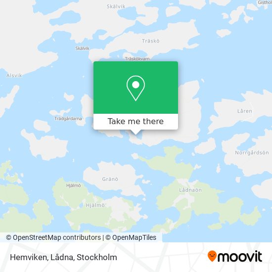 Hemviken, Lådna map