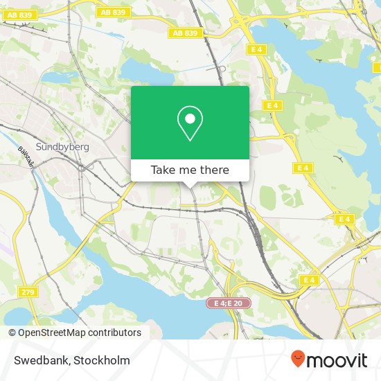 Swedbank map