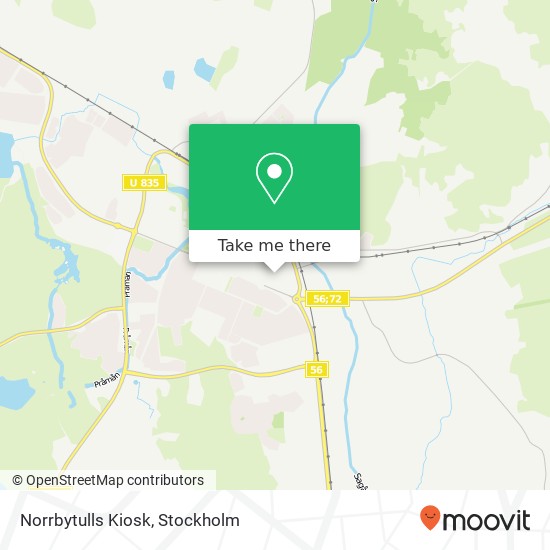 Norrbytulls Kiosk map